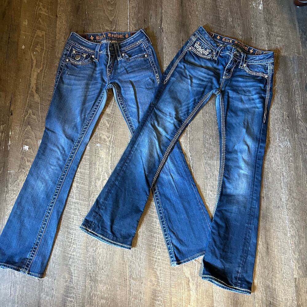 Rock Revival for diy Project Parts Upcycle Jeans Please READ DESCRIPTION